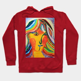 Mystery Woman Front Hoodie